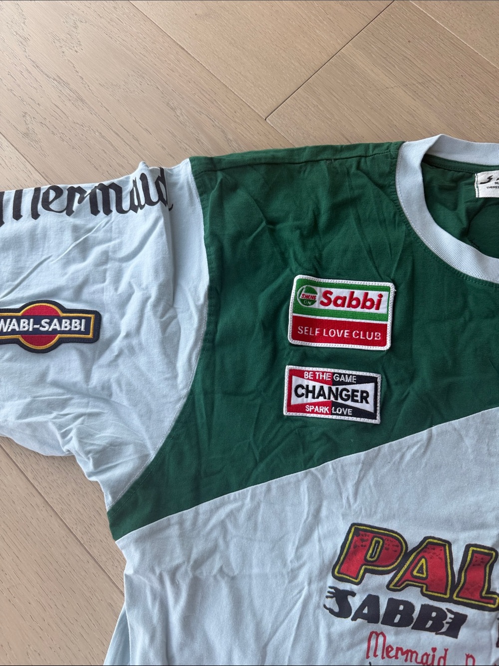 Palmy Sabbi Nationals 1977 Short Sleeve Tee - Green/White - Picture 4 of 9